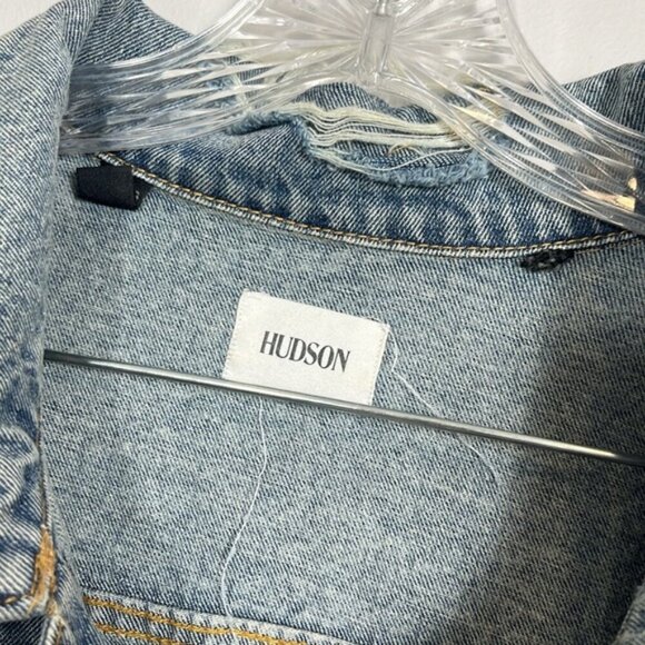 Hudson Jasper Mens Jean Jacket Size XL - Picture 2 of 7